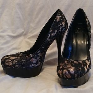 Lace High Heels